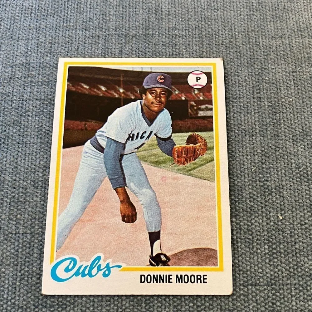 1978 Topps Chicago Cubs Baseball Card Trading Card